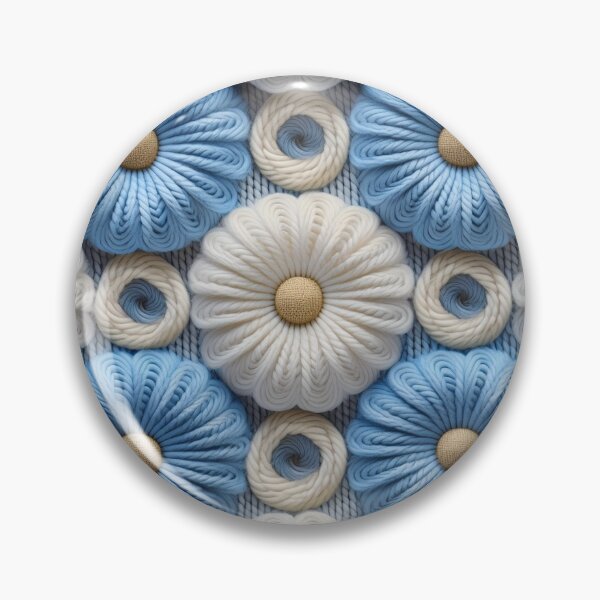 Item preview, Blue and White Daisies designed and sold by seeitknowit.
