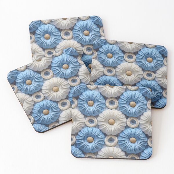 Item preview, Blue and White Daisies designed and sold by seeitknowit.