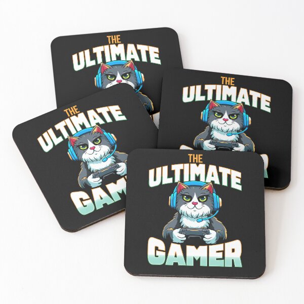 Item preview, the ultimate gamer cat designed and sold by muthru bazaar.