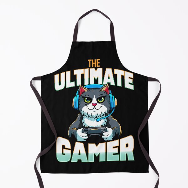Item preview, the ultimate gamer cat designed and sold by muthru bazaar.