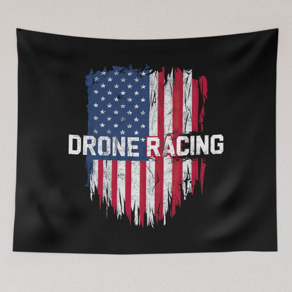 Item preview, Drone Racing with American Flag FPV Racing - USA Flag designed and sold by MAPDDesigns.