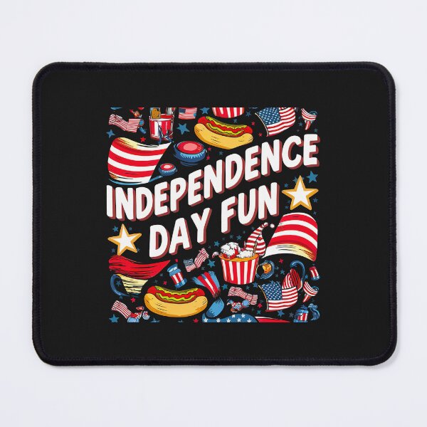 Item preview, ''Independence Day Fun'' United States Independence Day Proud to Be American T-Shirt designed and sold by Witty Shirts.