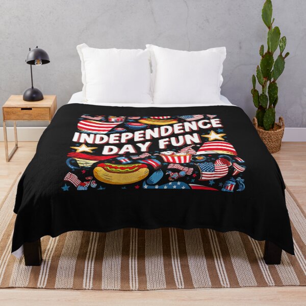 Item preview, ''Independence Day Fun'' United States Independence Day Proud to Be American T-Shirt designed and sold by Witty Shirts.