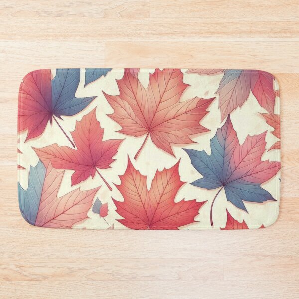 Item preview, Pastel maple leaves pattern designed and sold by Thedigital91.