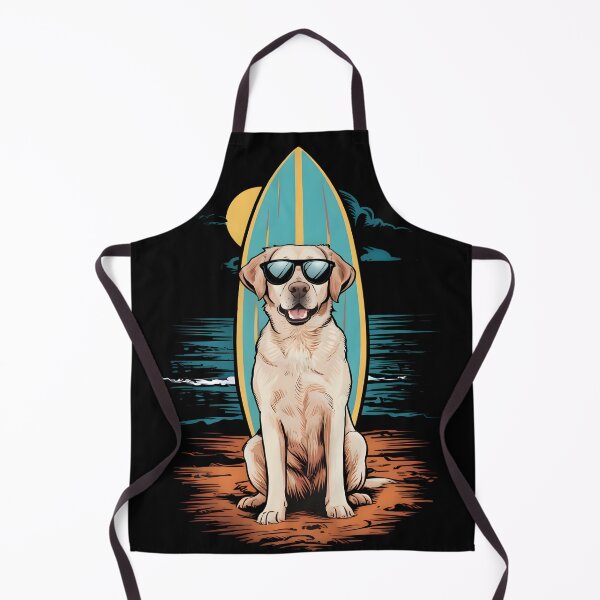 Item preview, Surfboard And A Labrador Summer Fun designed and sold by ILOVEART247.