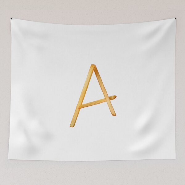 Item preview, Artistic Alphabet Fries: The Letter A in Crispy, Golden Glory designed and sold by uncoXab.