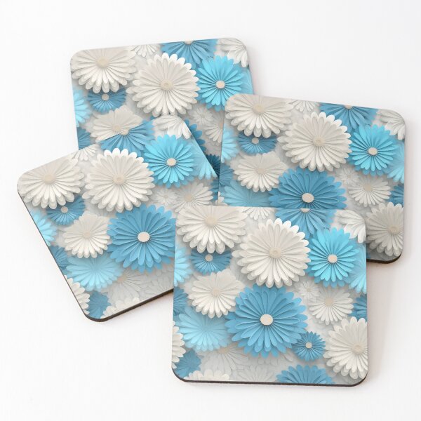 Item preview, Blue and White Daisies designed and sold by seeitknowit.