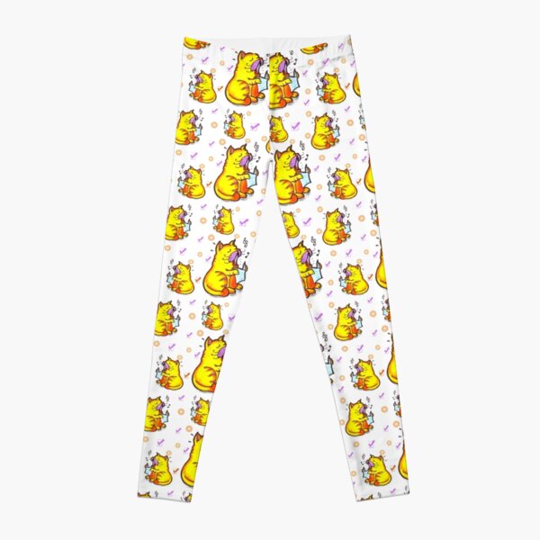 Tabby the singing kitty cat Leggings