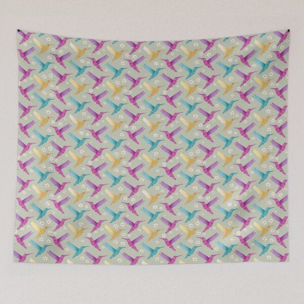 Item preview, Beautiful Hummingbird Pattern designed and sold by seeitknowit.