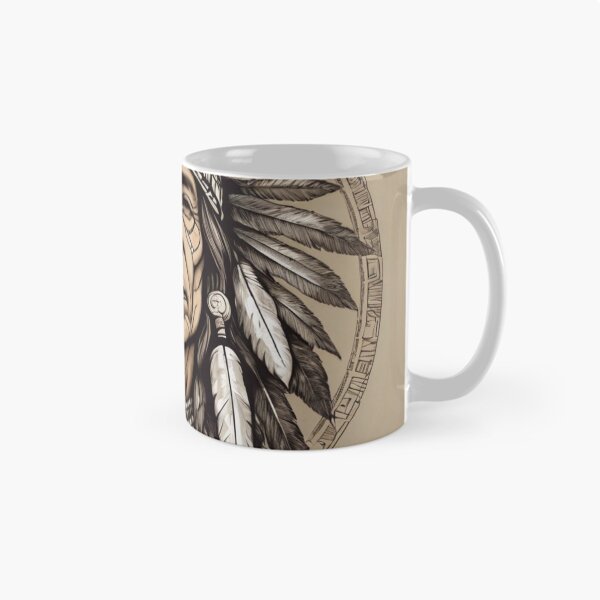 Item preview, Tribal Elegance: Authentic Native American Linework T-Shirts designed and sold by AS-Graphics.