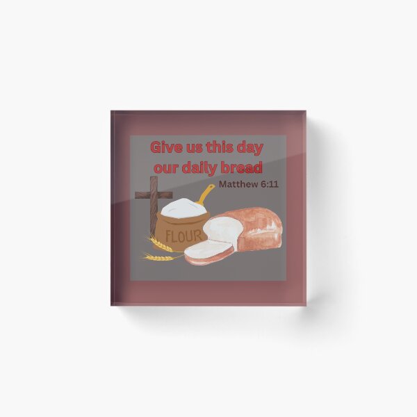 Item preview, Bible verses Daily Bread designed and sold by CatsArtStore.