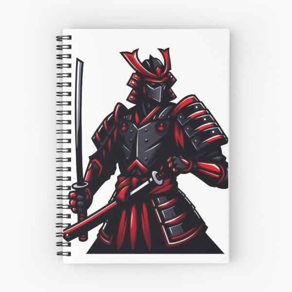 Item preview, Noble Red and Black Japan Samurai Warrior Hero designed and sold by DudzDesignz.