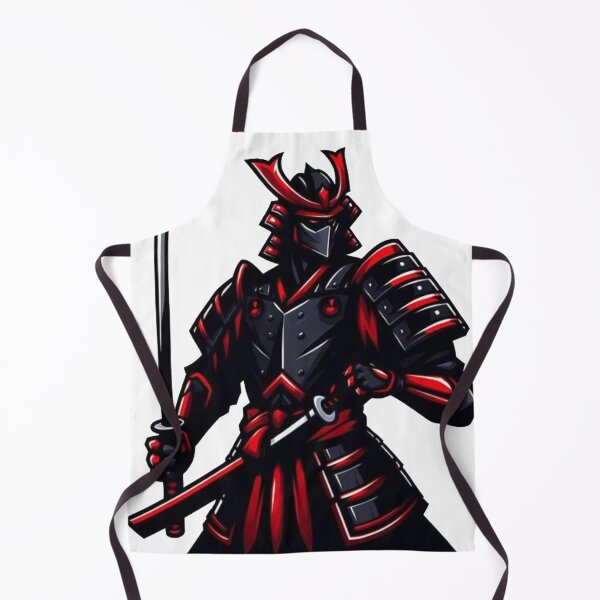 Item preview, Noble Red and Black Japan Samurai Warrior Hero designed and sold by DudzDesignz.