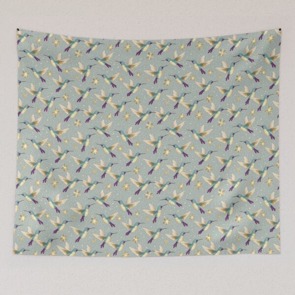 Item preview, Beautiful Hummingbird Pattern designed and sold by seeitknowit.