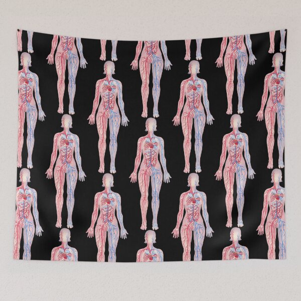 Item preview, Watercolor female cardiovascular system  designed and sold by Ekaterina Glazkova.