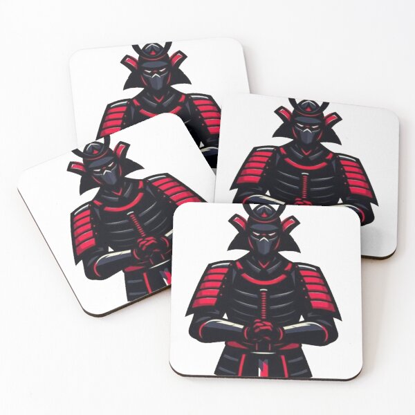 Item preview, Honorable red and black samurai warrior hero designed and sold by DudzDesignz.