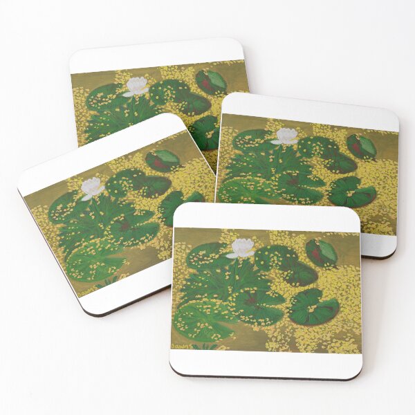 Item preview, A waterlilies painting designed and sold by dawnsm.