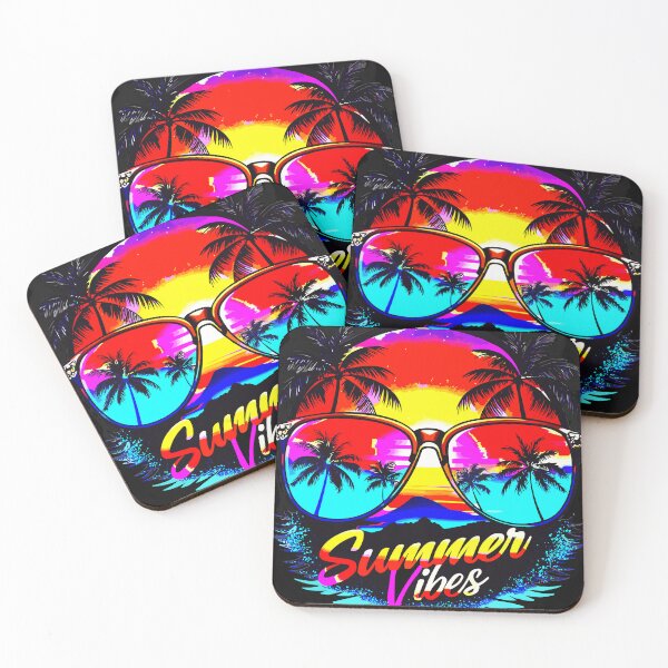 Item preview, Stylish Sunglasses at Sunset: Palm Trees Reflection designed and sold by VikArtStudio.