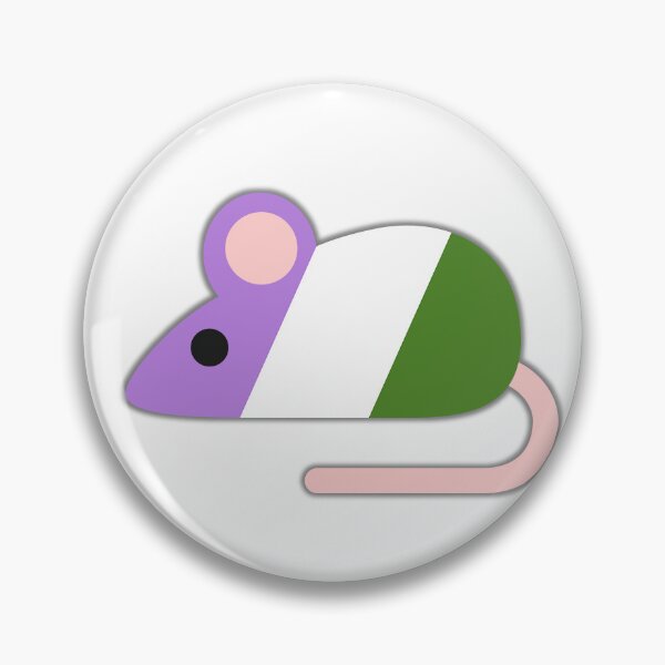 Item preview, Genderqueer Pride Mouse designed and sold by MouseGenetics.