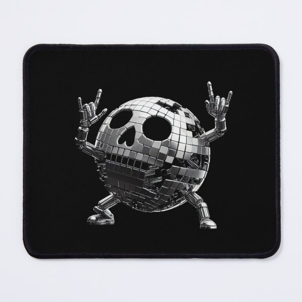 Item preview, Happy, Cool Metallic Skeleton Dancing in a Hemisphere designed and sold by GaborSkeleton.