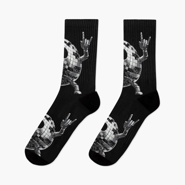 Item preview, Happy, Cool Metallic Skeleton Dancing in a Hemisphere designed and sold by GaborSkeleton.