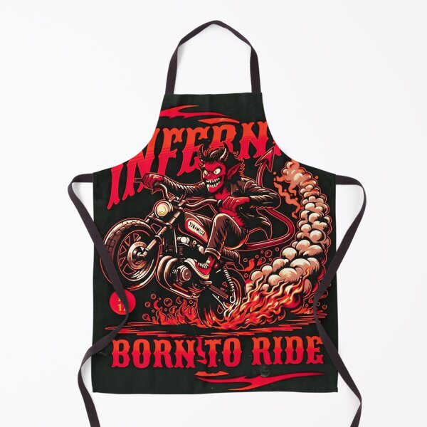 Item preview, Infernal Born To Ride The Ghostrider Club Motorcycle Rider Ride To Hell Adventure Awaits designed and sold by Matt_Smith.