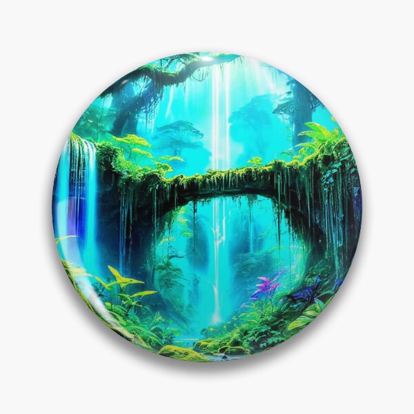 Item preview, Pleasure Falls Lagoon: Where Magic Meets Serenity designed and sold by Kingcls.
