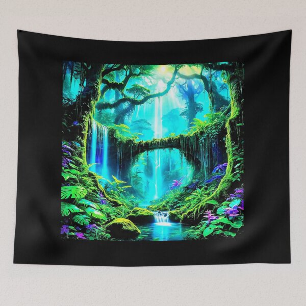 Item preview, Pleasure Falls Lagoon: Where Magic Meets Serenity designed and sold by Kingcls.