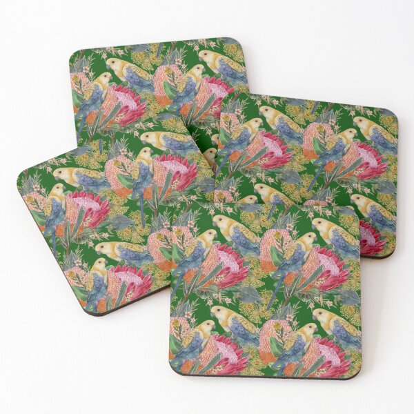 Item preview, Pale-Headed Rosella - Australian Bird Pattern designed and sold by Sketchbook Designs.