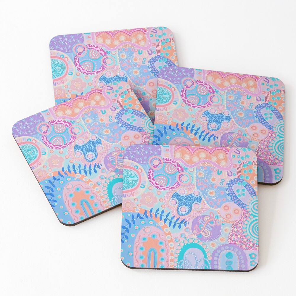 Item preview, Coasters (Set of 4) designed and sold by nenemitchellart.