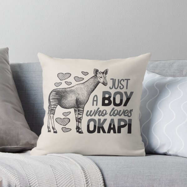 Item preview, Just a Boy Who Loves Okapi - Congolese Forest Giraffe designed and sold by Bangtees.