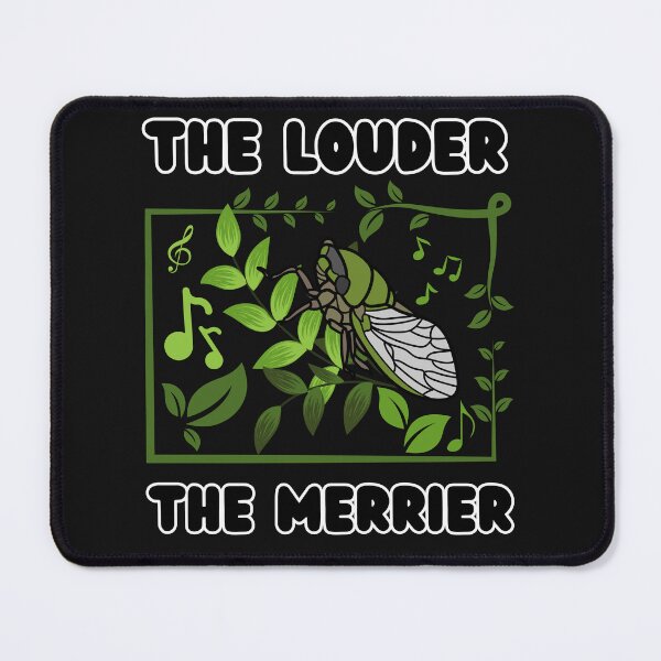 Item preview, The Louder The Merrier Cicada Art designed and sold by pixelprintgems.