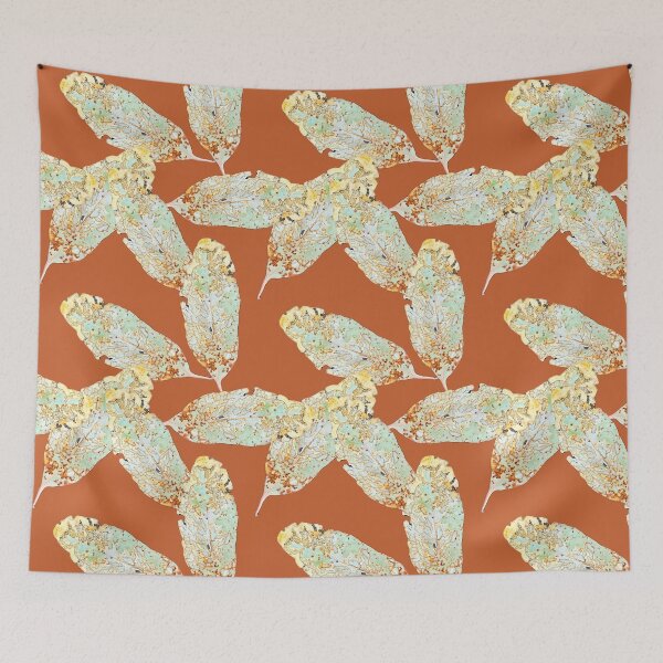 Item preview, Gum leaves on brown designed and sold by RainbowRhino.