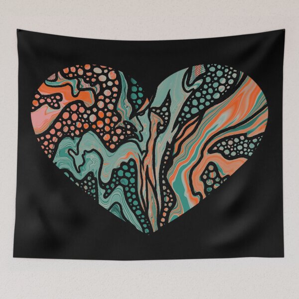 Item preview, Retro Chaos Heart color option 1 designed and sold by ArtbyDLP.