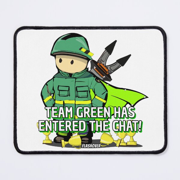 Item preview, Team green has entered the chat! designed and sold by Flashover.