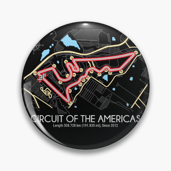 Item preview, Navigate the Thrill: Austin Circuit Map designed and sold by DimDom.