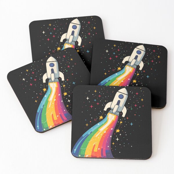 Item preview, rocket of Pride LGBT rainbow  designed and sold by proudlyparent.