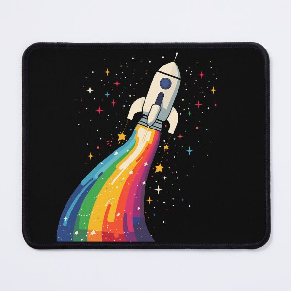 Item preview, rocket of Pride LGBT rainbow  designed and sold by proudlyparent.