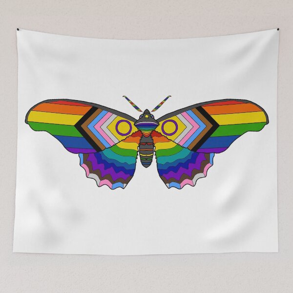 Item preview, The Great and Mighty Pride Moth designed and sold by PossumTheBrave.