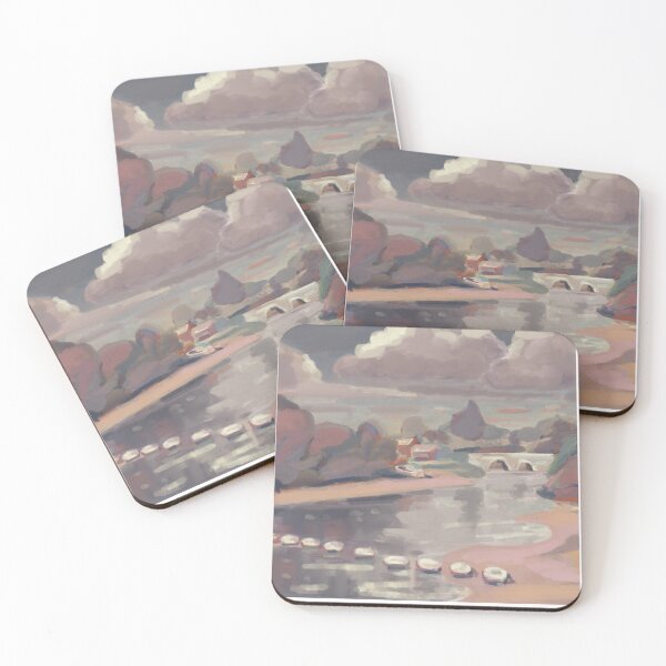 Item preview, Lerryn River, bridge and stepping stones designed and sold by REVELartdesign.