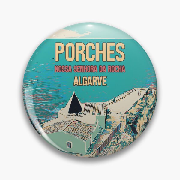 Item preview, Illustration of the Fort and Chapel of Nossa Senhora da Rocha, Porches, Portugal designed and sold by Lemomo-artworks.