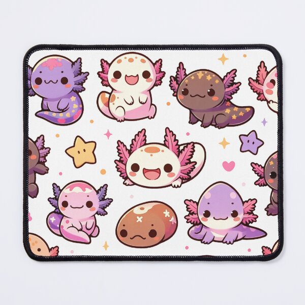 Item preview, Cute Axolotl Collection designed and sold by RetroPop23.