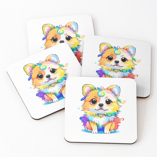 Item preview, Proud Rainbow Pomeranian: Cute Fur Fashion designed and sold by WitMeme.