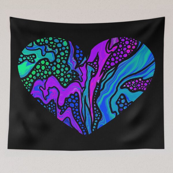 Item preview, Retro Chaos Heart color option 2 designed and sold by ArtbyDLP.
