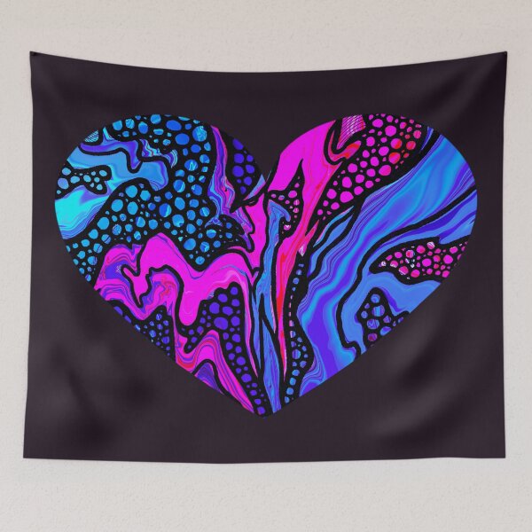Item preview, Retro Chaos Heart color option 3 designed and sold by ArtbyDLP.