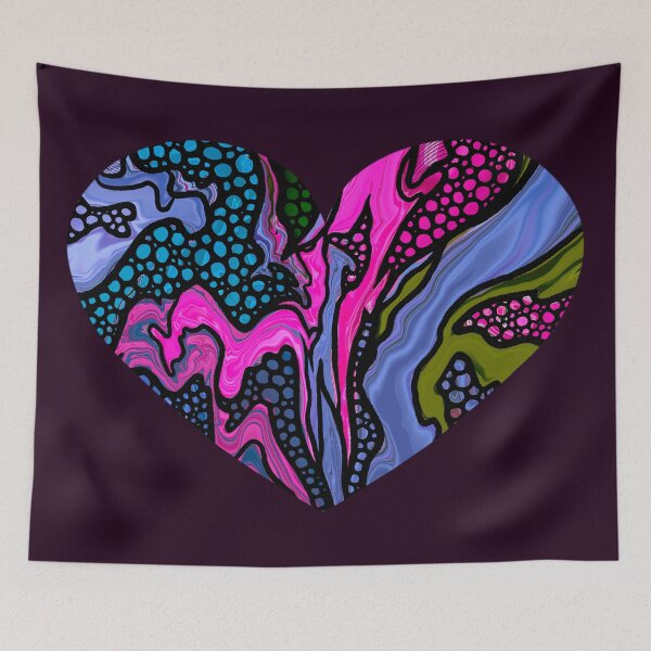 Item preview, Retro Chaos Heart color option 5 designed and sold by ArtbyDLP.