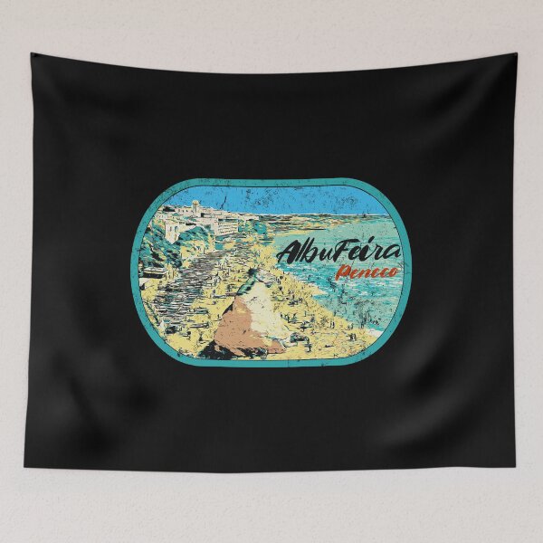 Item preview, Illustration of Peneco Beach, Albufeira, Algarve, Portugal designed and sold by Lemomo-artworks.