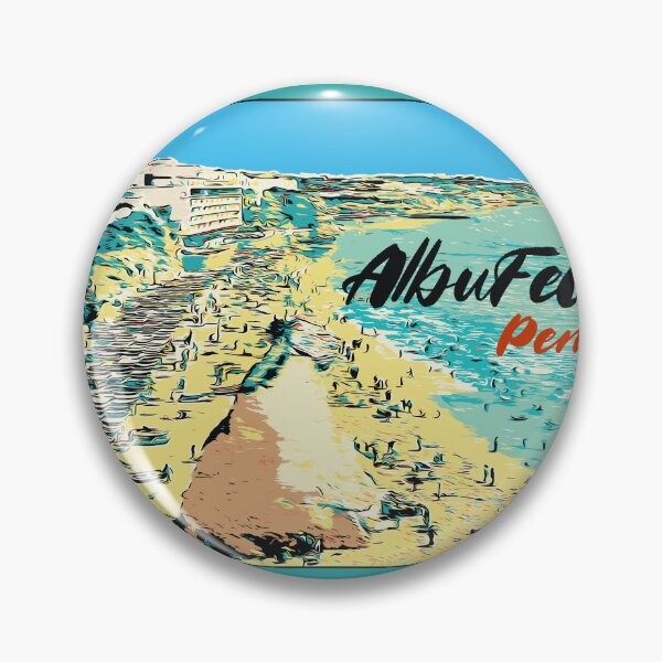 Item preview, Illustration of Peneco Beach, Albufeira, Algarve, Portugal designed and sold by Lemomo-artworks.
