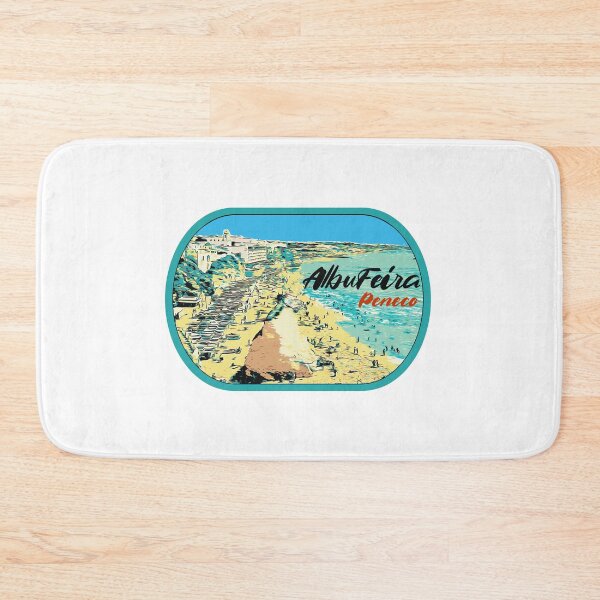 Item preview, Illustration of Peneco Beach, Albufeira, Algarve, Portugal designed and sold by Lemomo-artworks.