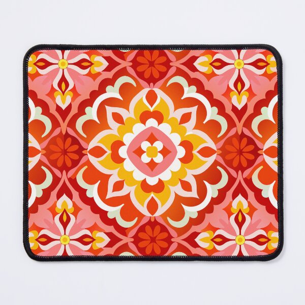Item preview, Moroccan Pattern in red, orange and pink designed and sold by patterncrow.